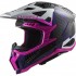 ΚΡΑΝΟΣ OFF ROAD LS2 MX703 X‑FORCE CARBON VICTORY FLUO PINK VIOLET