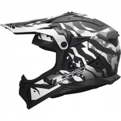 ΚΡΑΝΟΣ OFF ROAD LS2 MX708 FAST II GROTESK BLACK GREY