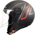 ΚΡΑΝΟΣ JET LS2 OF558 SPHERE LUX II MINIM BLACK RED