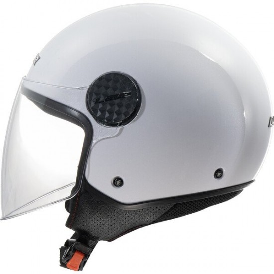 ΚΡΑΝΟΣ JET LS2 OF558 SPHERE LUX II SOLID GLOSS WHITE