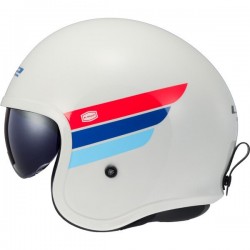 ΚΡΑΝΟΣ JET LS2 OF599 SPITFIRE II RETRO WHITE BLUE RED