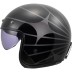 ΚΡΑΝΟΣ JET LS2 OF601 BOB II COSMIC BLACK GREY