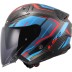 ΚΡΑΝΟΣ JET LS2 OF603 INFINITY II CARBON URUS BLUE RED