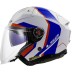 ΚΡΑΝΟΣ JET LS2 OF603 INFINITY II FOCUS WHITE BLUE RED