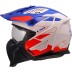 ΚΡΑΝΟΣ JET LS2 OF606 DRIFTER TREK WHITE BLUE RED