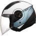 HELMET JET LS2 OF616 AIRFLOW II COVER GREY BLUE