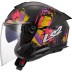 ΚΡΑΝΟΣ JET LS2 OF618 VERSO II WINGZ BLACK YELLOW
