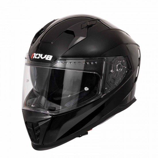 ΚΡΑΝΟΣ FULL FACE NOVA FF340 VORTEX SOLID GLOSS BLACK