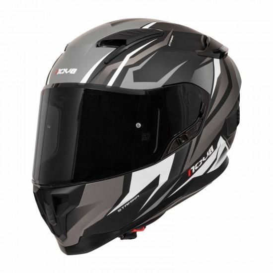 ΚΡΑΝΟΣ FULL FACE NOVA FF938 ROADRIDER STAMINA MATT BLACK GREY