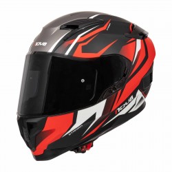 ΚΡΑΝΟΣ FULL FACE NOVA FF938 ROADRIDER STAMINA MATT BLACK RED